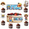 25-Piece Happy Birthday Cake Decoration Set for Kids view 1