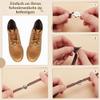 FINGERINSPIRE 2-Piece Skull Shoelace Charms, Antique Silver view 3
