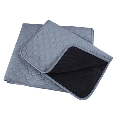 igadgitz home U7261 Reusable Dog Pee Pads, Washable Puppy Training Pads, 2-Pack, Gray, 23.6 x 17.7 in
