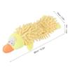 Squeaky Plush Dog Toy - Yellow Duck view 2