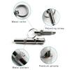 Paowsietiviity Ultrasonic Dog Whistle, Silver-Colored, 5-Pack view 2