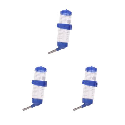 3-Pack No-Drip Dog Water Bottle with Automatic Water Feeder for Small Pets