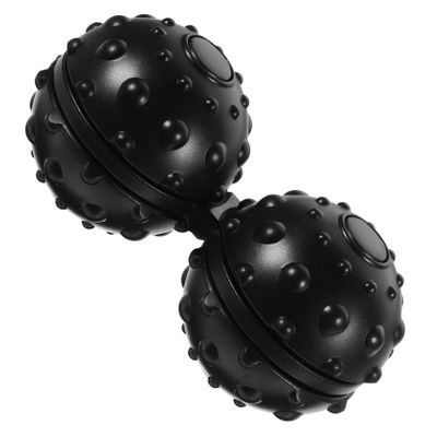 Black Silicone Peanut Massage Ball for Body and Neck