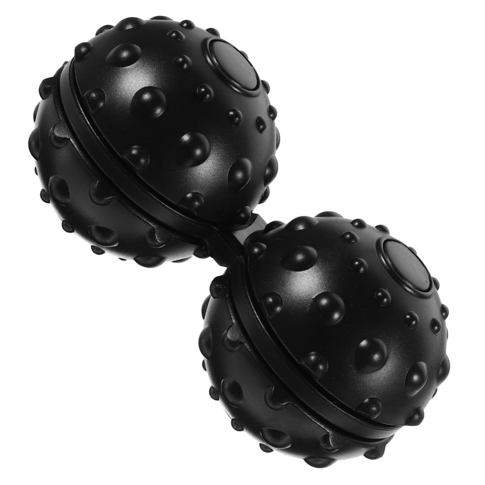 Black Silicone Peanut Massage Ball for Body and Neck