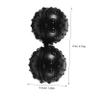 Black Silicone Peanut Massage Ball for Body and Neck view 3