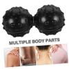 Black Silicone Peanut Massage Ball for Body and Neck view 4