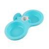 Angoily Hanging Double Food and Water Bowl for Cats and Dogs, Blue view 1
