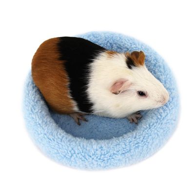 Angoily Round Warm Hamster Bed - Large Blue