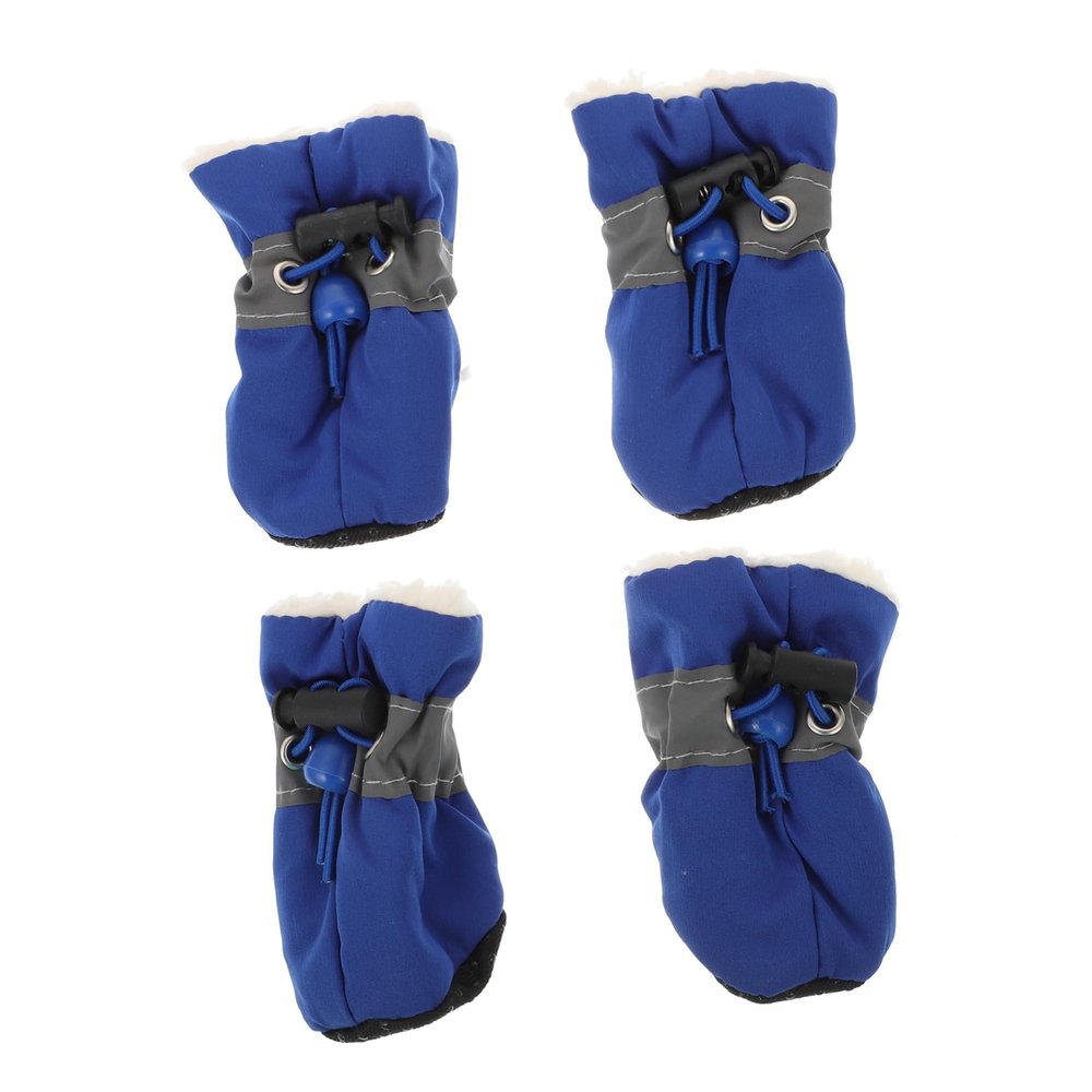 Angoily 4-Piece Warm Slippers for Dogs and Cats
