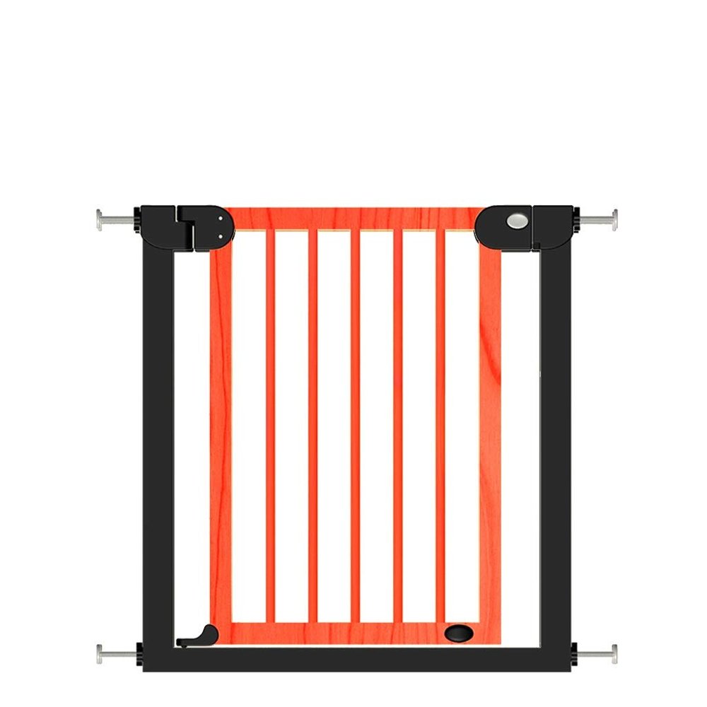 FLYIFE Extra-Wide Pressure-Mounted Pet Safety Gate, Red-Brown, 139–146 cm