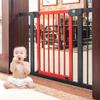 FLYIFE Extra-Wide Pressure-Mounted Pet Safety Gate, Red-Brown, 139–146 cm view 2