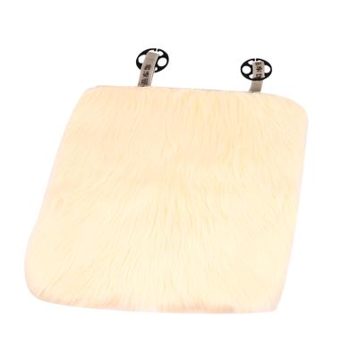Small Square Washable Faux Fur Chair Cushion