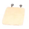 Small Square Washable Faux Fur Chair Cushion view 1