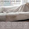 forestalk Human Dog Bed, Indoor Human Sleeping Nest, Large Kennel and Cat Nest, Large Mattress Pad for Dogs and Adults view 3