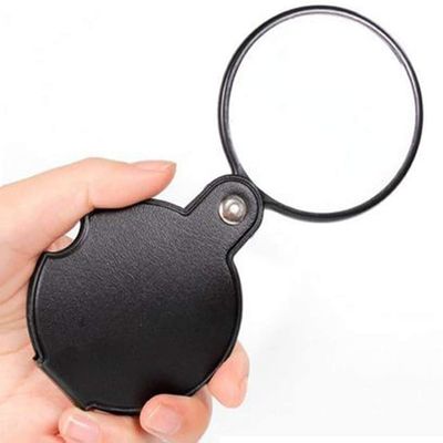 DONHEK Portable 10× 60 mm Magnifying Glass for Reading and Mobile Phone Use, Pocket Size, Star of Light