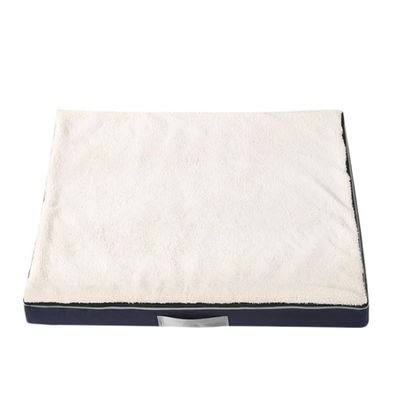 Dog & Cat Cave Bed, Large Dog Bed with Ceiling-Attached Pet Bed, Waterproof Mattress & Cover (Color B, 75 x 50 x 10 cm)