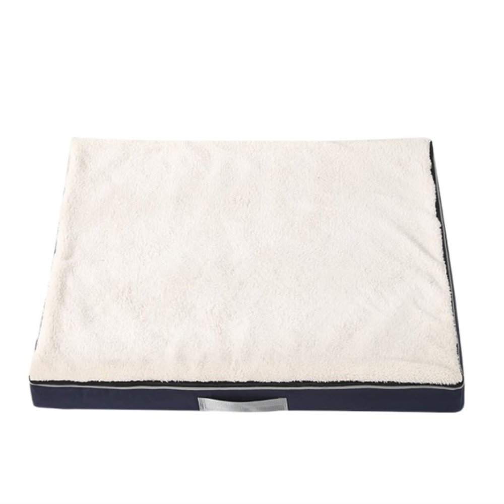 Dog & Cat Cave Bed, Large Dog Bed with Ceiling-Attached Pet Bed, Waterproof Mattress & Cover (Color B, 75 x 50 x 10 cm)