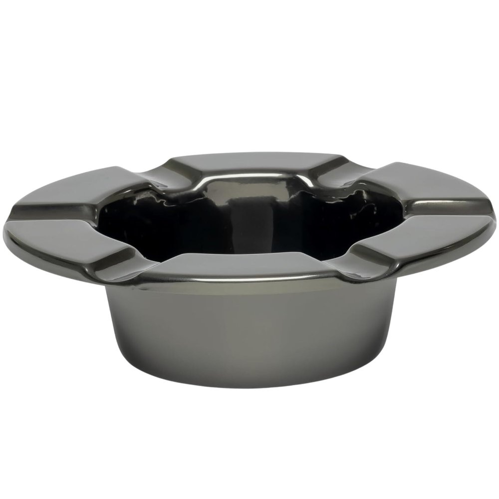 Stinky Cigar One-Piece Ashtray - Durable Stainless Steel, Windproof Deep Bowl