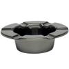 Stinky Cigar One-Piece Ashtray - Durable Stainless Steel, Windproof Deep Bowl view 1