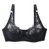 GDNIA Women's Plus-Size Floral Lace Underwire Balconette Bra view 1