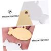Angoily 2-Piece Stainless Steel Pet ID Tags view 2