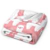 ObabO Alpaca-Llama Extra-Soft Flannel Blanket, Lightweight Warm Plush Sofa Blanket view 2