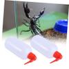 PartyKindom 2-Pack 500 ml Plastic Reptile Watering Bottles, Red view 2