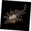 Housoutil 3-Piece Bridal Hair Comb Set with Pearls and Rhinestones view 4