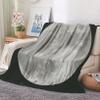 EHOMERY XXL Soft Fleece Baby Blanket, Gray, Moon/Oriental Design, 150 x 100 cm view 1