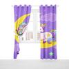 WEQEER Unicorn Room-Darkening Curtains, Pink Cartoon Horse, Rainbow and Clouds, for Kids' Room (220 x 215 cm, 2 x 110 x 215 cm) view 4