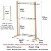 Pet Clothing Rack, Open Wardrobe, Square/Double-Layer view 2