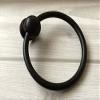 FJYDM 2.5-Inch Black Ring Single-Drop Pull Knob view 3