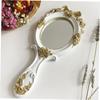 Stylish Hand Mirror with Handle, Lightweight Cosmetic Mirror for Women view 2