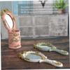 Stylish Hand Mirror with Handle, Lightweight Cosmetic Mirror for Women view 4