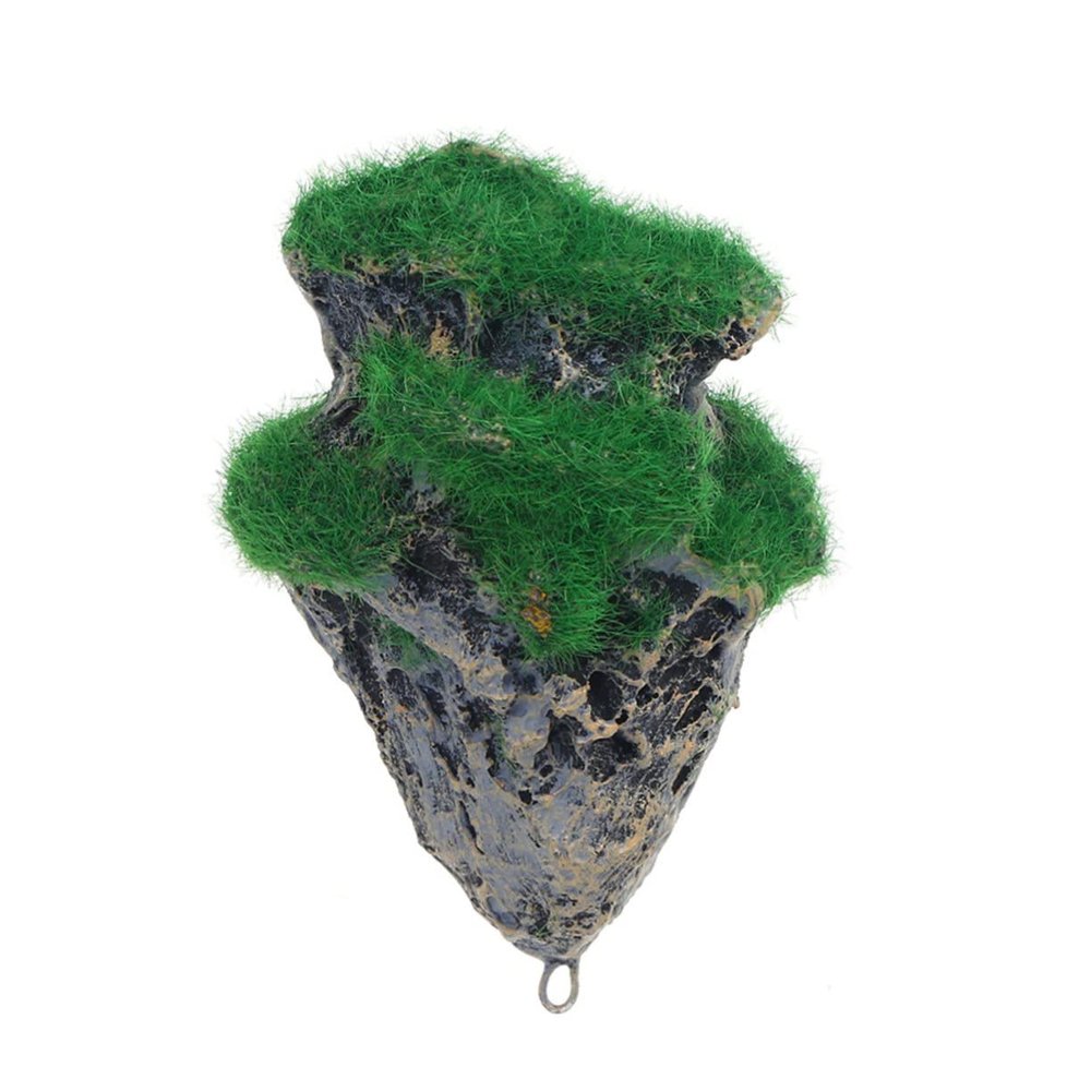 Angoily Floating Artificial Aquarium Rock, Hanging, Size S