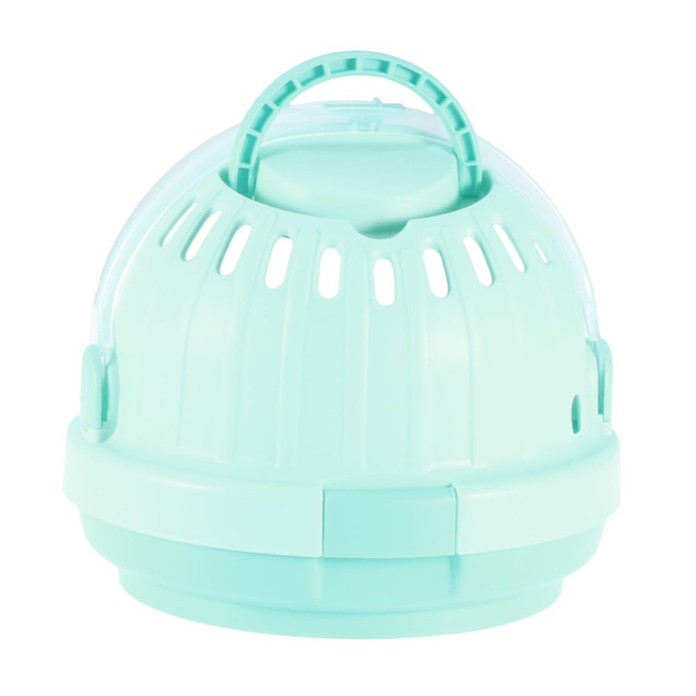 FOMIYES Portable PP Hamster Carrier with Water Bottle, Light Green