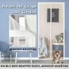 Pet Screen Door, Cat-Resistant Mesh, Gray, 80 x 200 cm view 4