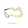 Gold-Tone Hollow Rose Headband, Elegant Accessory view 2