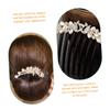 Housoutil 10-Piece Pearl and Rhinestone Wedding Hair Accessories view 3