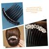 Housoutil 10-Piece Pearl and Rhinestone Wedding Hair Accessories view 4