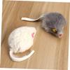 FOMIYES 5-Piece Interactive Plush Mice Cat Toys view 4