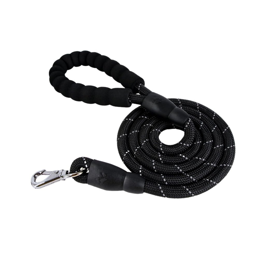 FOMIYES 1.5m Reflective Dog Leash with Round Handle