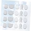 Angoily 50-Piece Stainless Steel Pet ID Tags, Blank DIY Dog Tags, Various Designs view 3