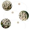 Angoily Woven Rattan Straw Chew Ball Toy for Small Pets view 3