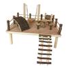 FOMIYES Small Animal Climbing Ladder Toy for Hamsters and Parrots view 1