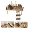 FOMIYES Small Animal Climbing Ladder Toy for Hamsters and Parrots view 2