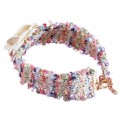 FRCOLOR Decorative Cat Collar with Flower