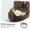 FRCOLOR Decorative Cat Collar with Flower view 3
