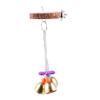 Angoily Wooden Parrot Toy with Bell Stand view 1