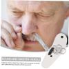 4-Piece Stainless Steel Beard Scissors Set with Plastic, White view 3